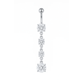 Twinkle Drop Belly Ring - EVRYJEWELS