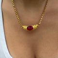 Radiant Rouge Necklace - EVRYJEWELS