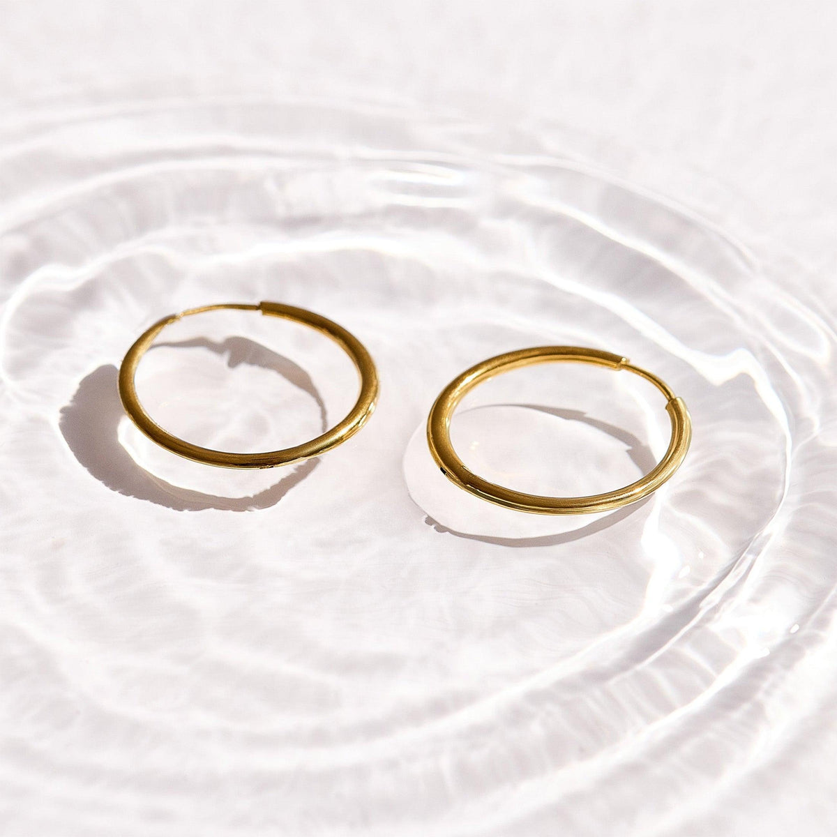 Thin Evryday Hoop Earrings