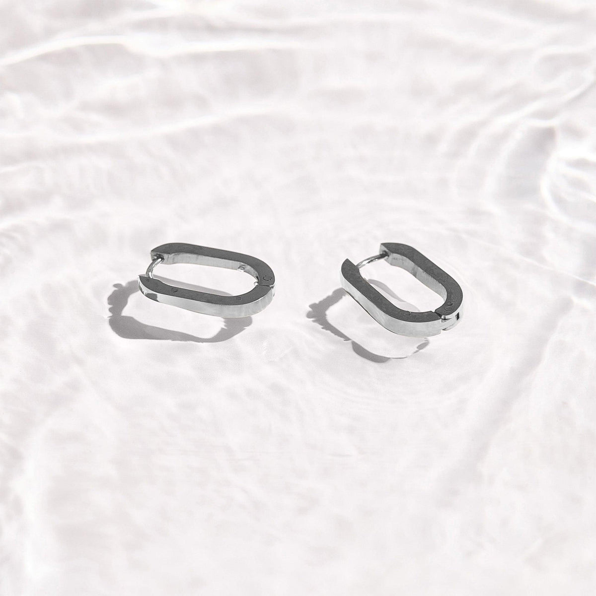 Slim Block Hoops