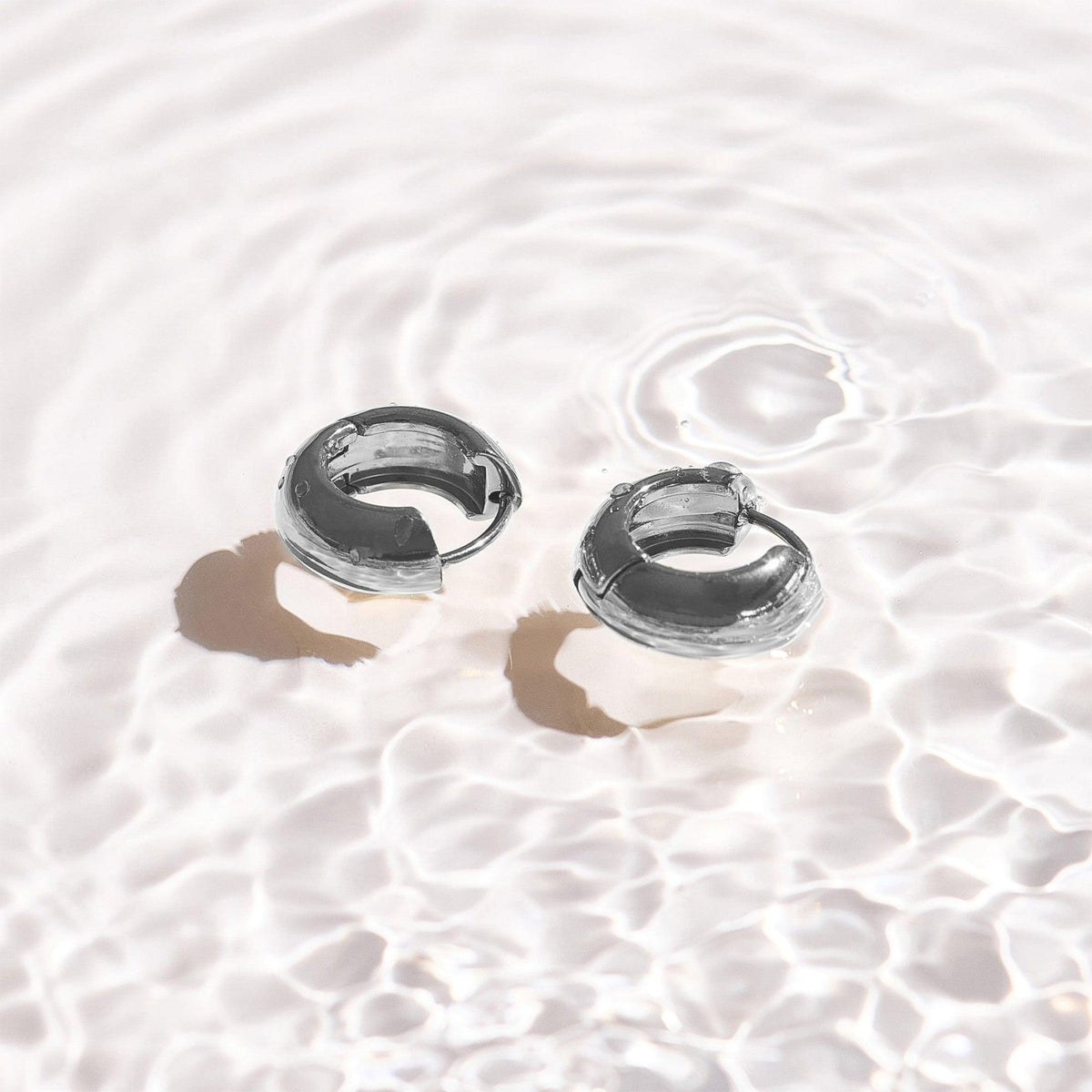Chunky Mini Hoop Earrings
