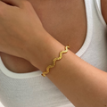 Ripple Glow Bangle - EVRYJEWELS