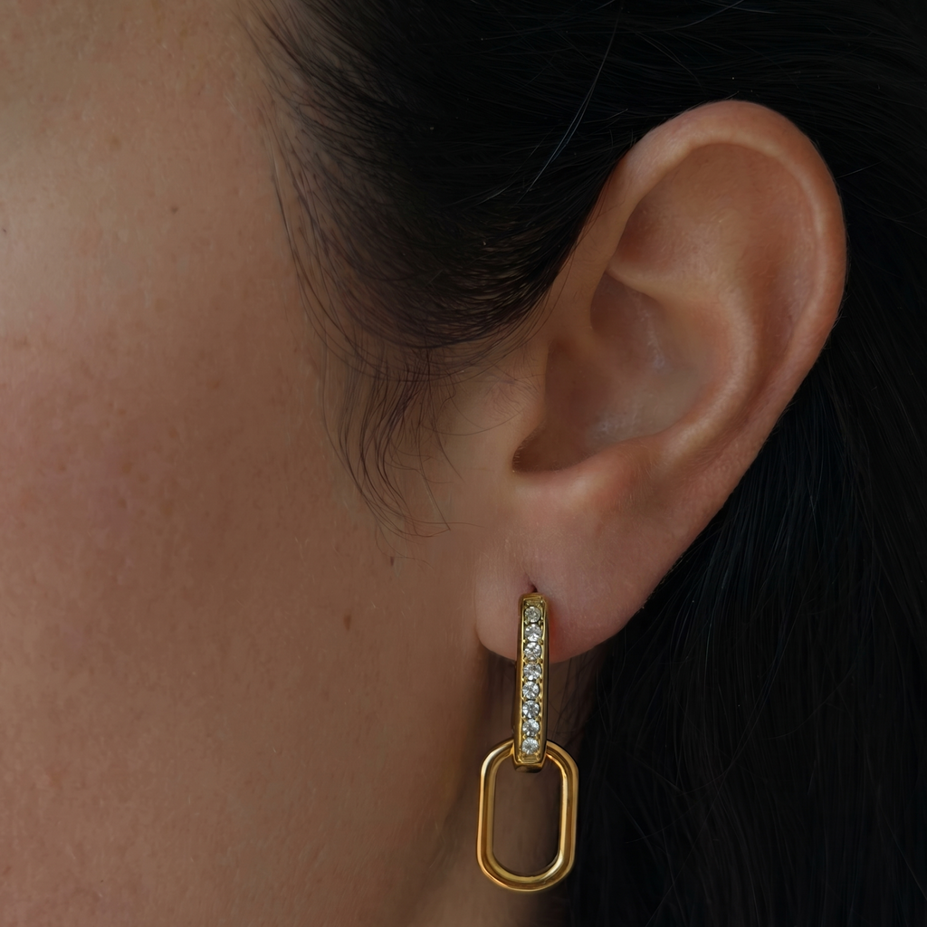 Chained Together Earrings - EVRYJEWELS