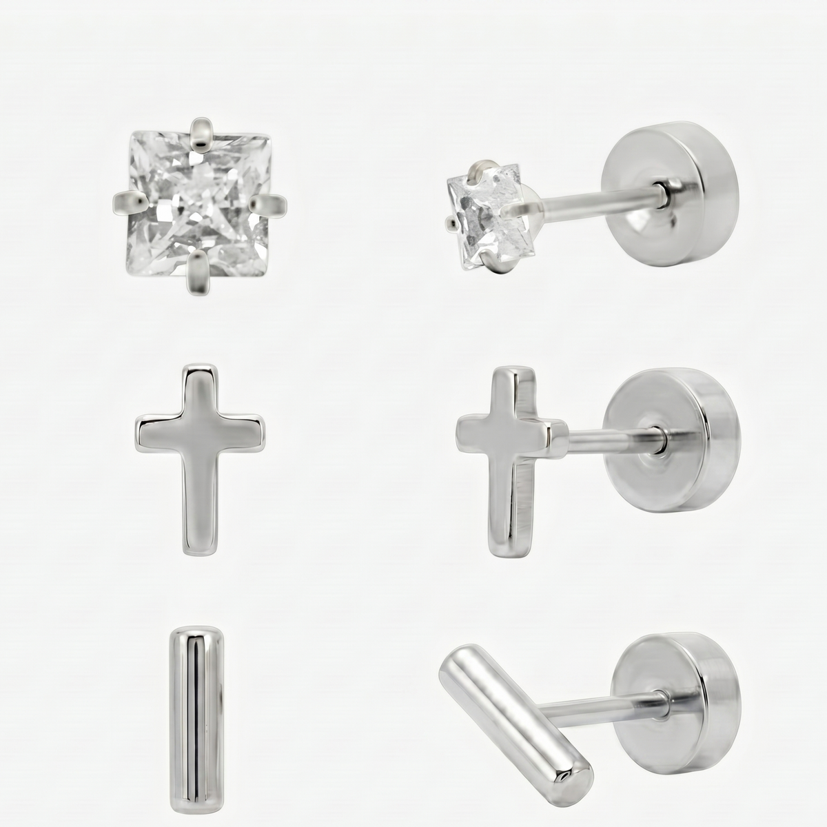 Flat Back Earrings Set Collection - EVRYJEWELS