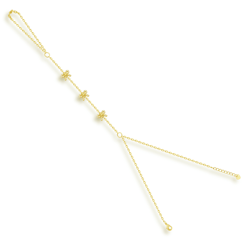 Gilded Bow Hand Chain - EVRYJEWELS