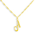 Golden Letter Necklace - EVRYJEWELS