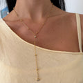 Raindrop Lariat Necklace - EVRYJEWELS