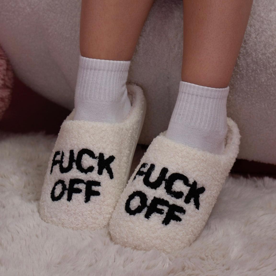 Leave Me Alone Slippers - EVRYJEWELS