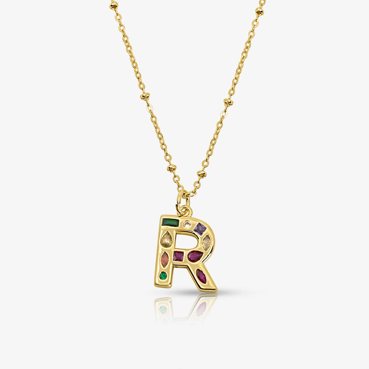 Bright Babe Initial Necklace - EVRYJEWELS