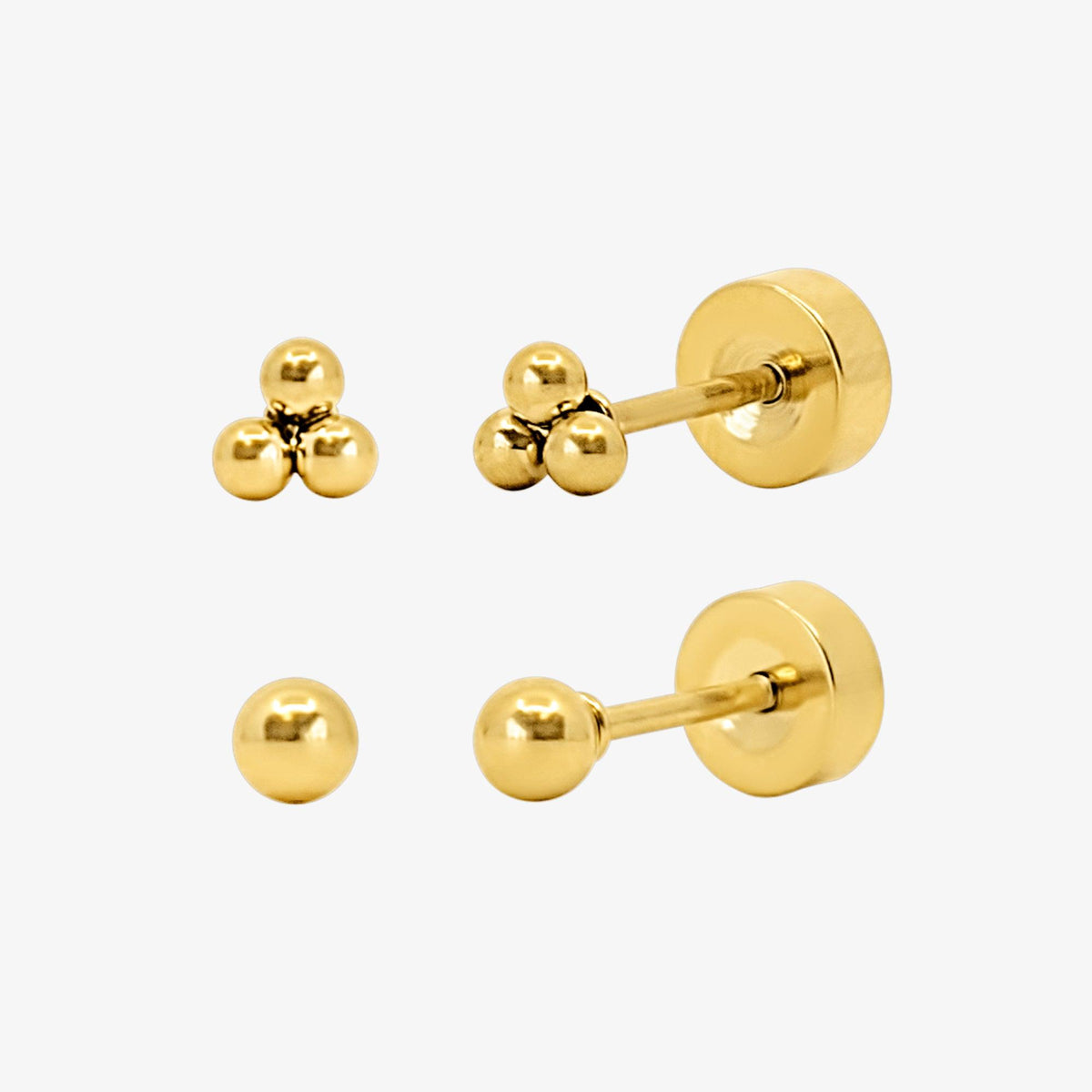 Flat Back Earrings Set Collection - EVRYJEWELS